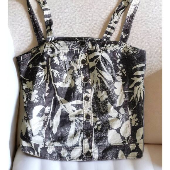 NWT Mes Demoiselles Button-Front Tank Top-Small - Picture 1 of 7